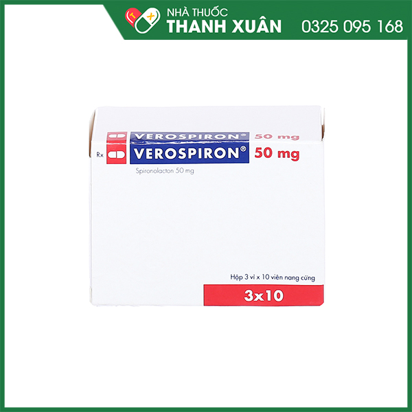 Thuốc Verospiron điều trị tăng huyết áp